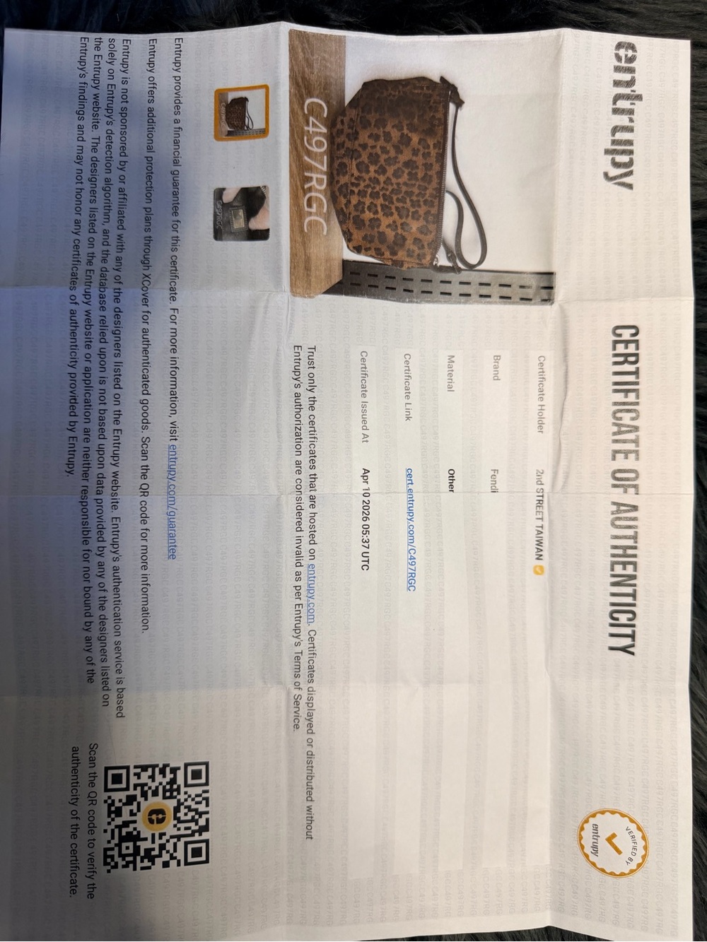 FENDI Leopard Print BAGUETTE Bag - Picture 9 of 10